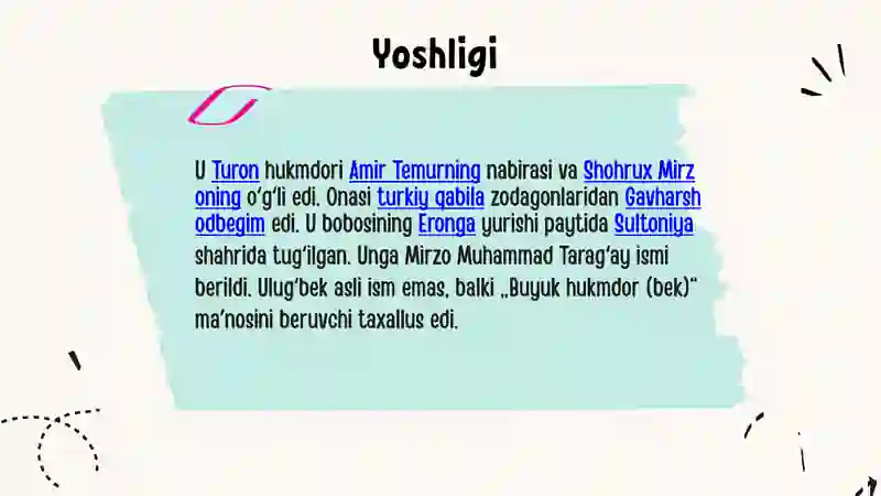 Mirzo Ulug’bek 3