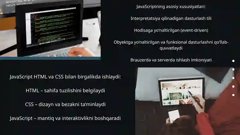JavaScript asoslari va veb-dasturlash 3