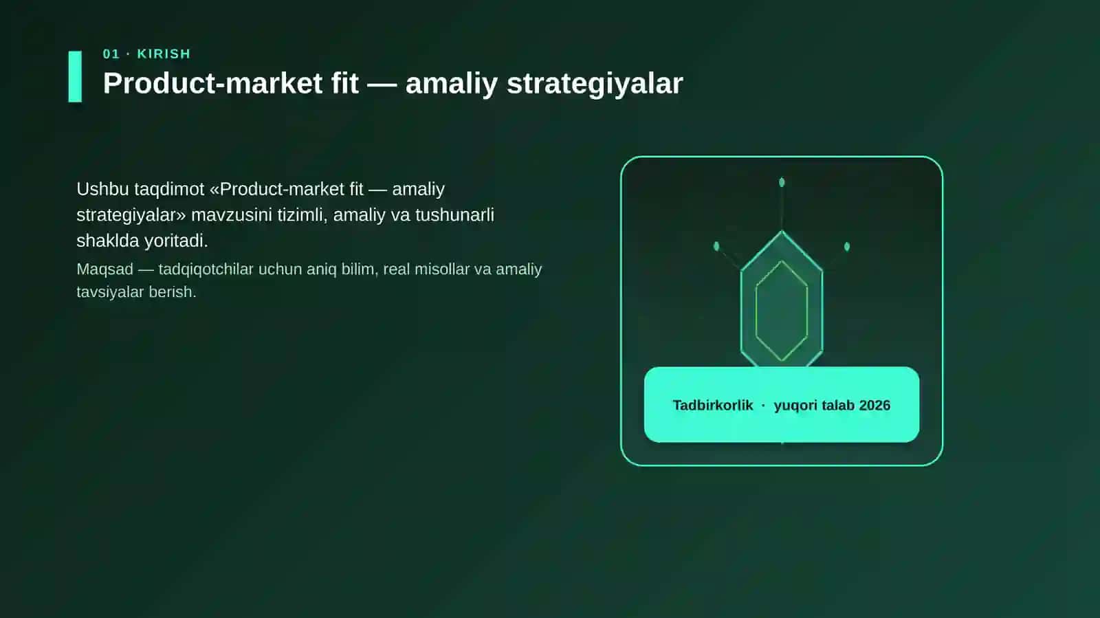 Product-market fit — amaliy strategiyalar 3