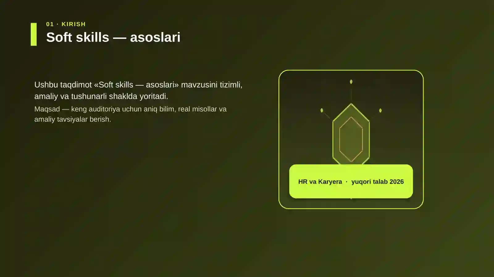 Soft skills — asoslari 3