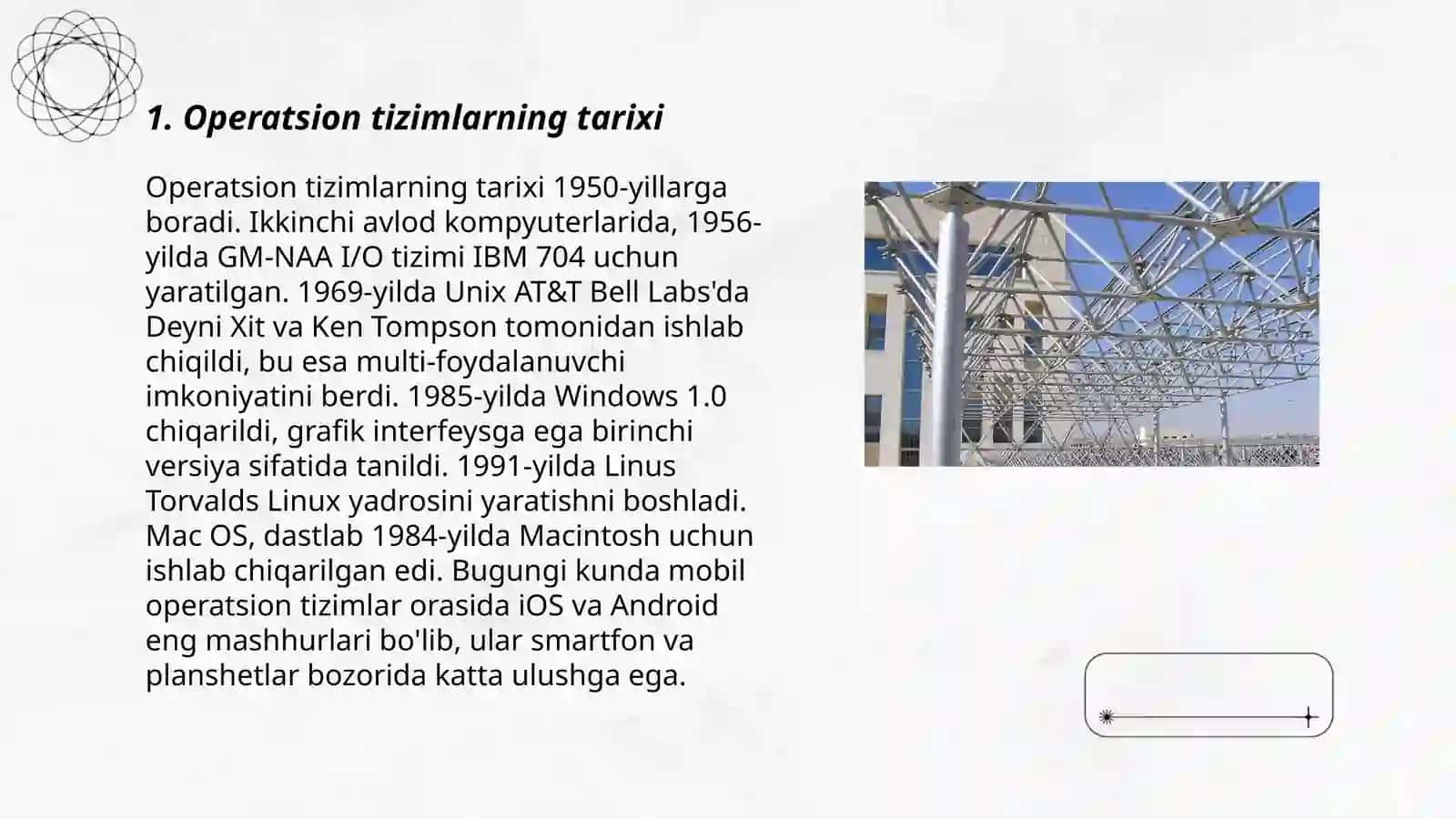 Operatsion tizimlarning tuzilishi 3
