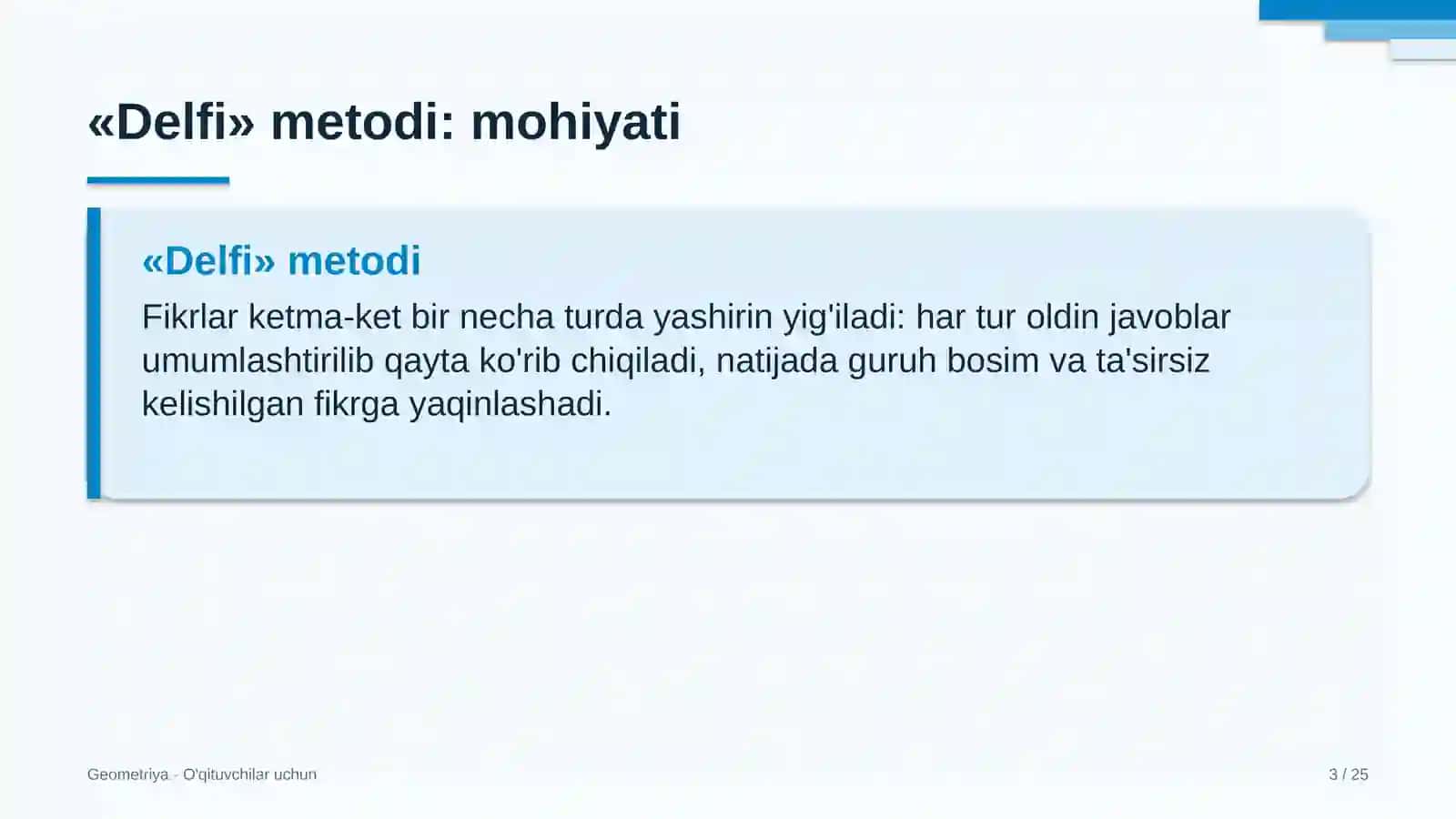 geometriya darslarida delfi metodidan foydalanish 1692 3
