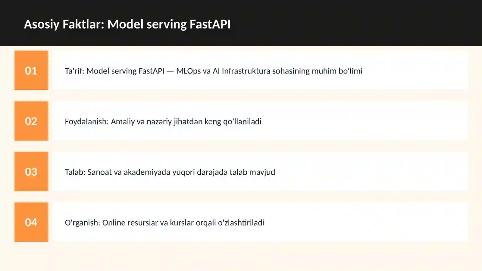 Model serving FastAPI 3
