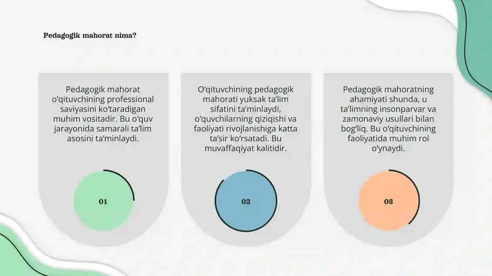 Pedagogik mahorat bo‘yicha 3