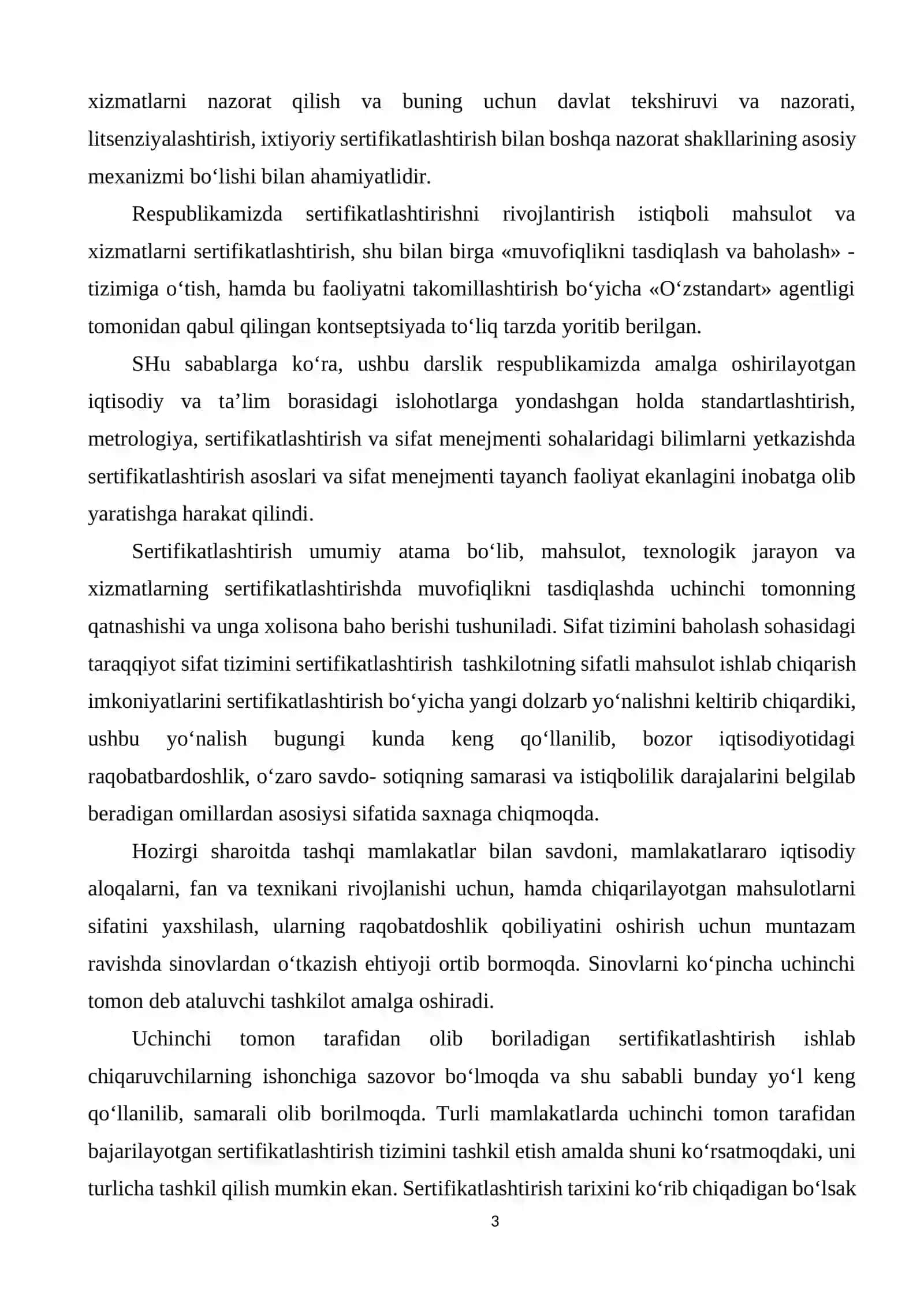 Qishloq xo’jaligi avtomobil pnevmatik shina mahsulotiarini sertifikatlashtirish tartibini ishlab chiqish 3