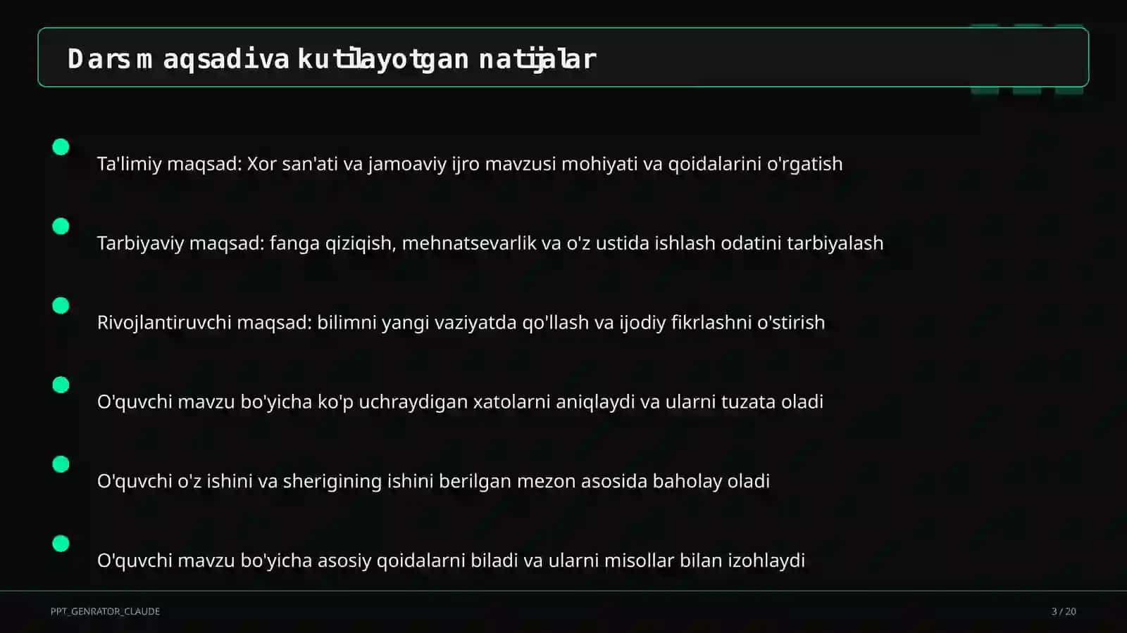 Xor san'ati va jamoaviy ijro (7-sinf) 3