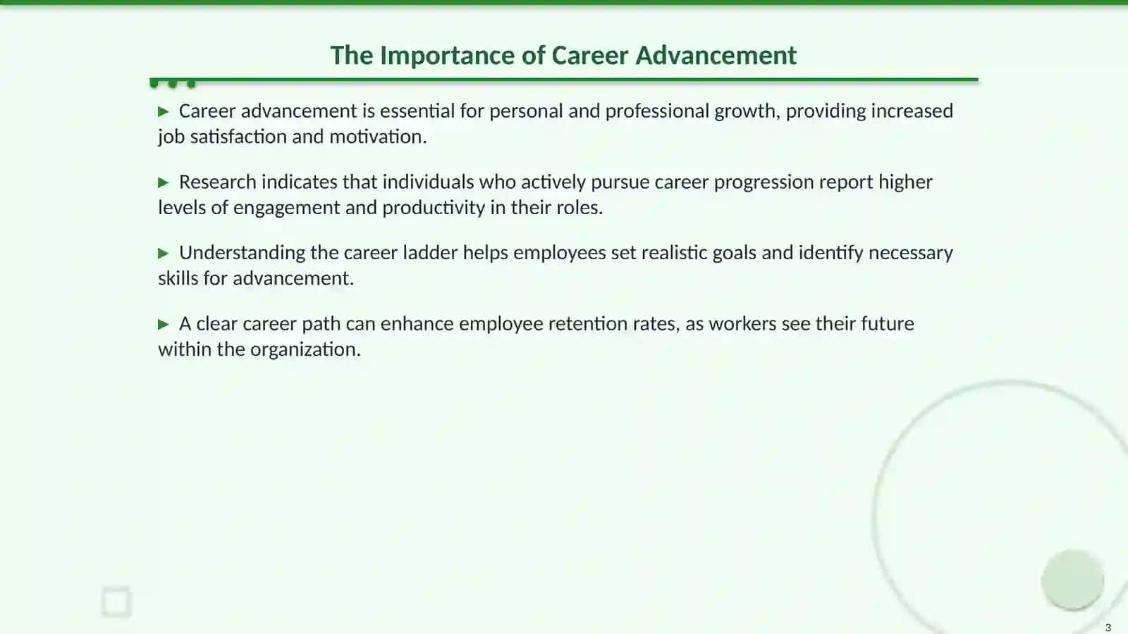 Climbing the Career Ladder 3