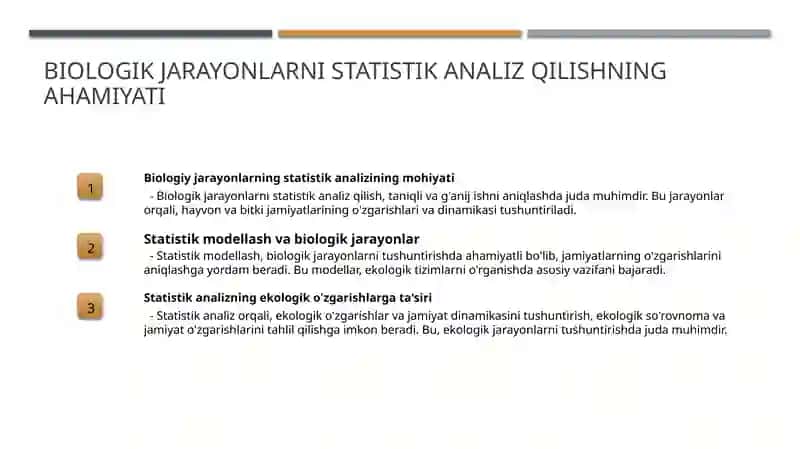 Immigratsion modellari yordamida biologik jarayonlarni tekshirish 3