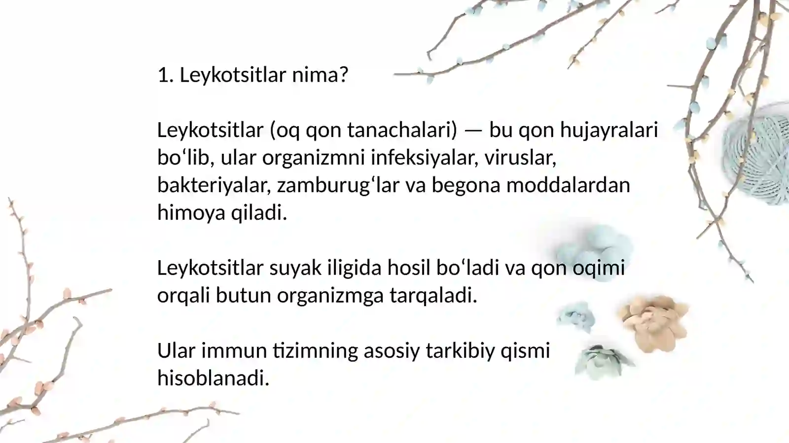 Leykotsitoz va Leykopeniya 3