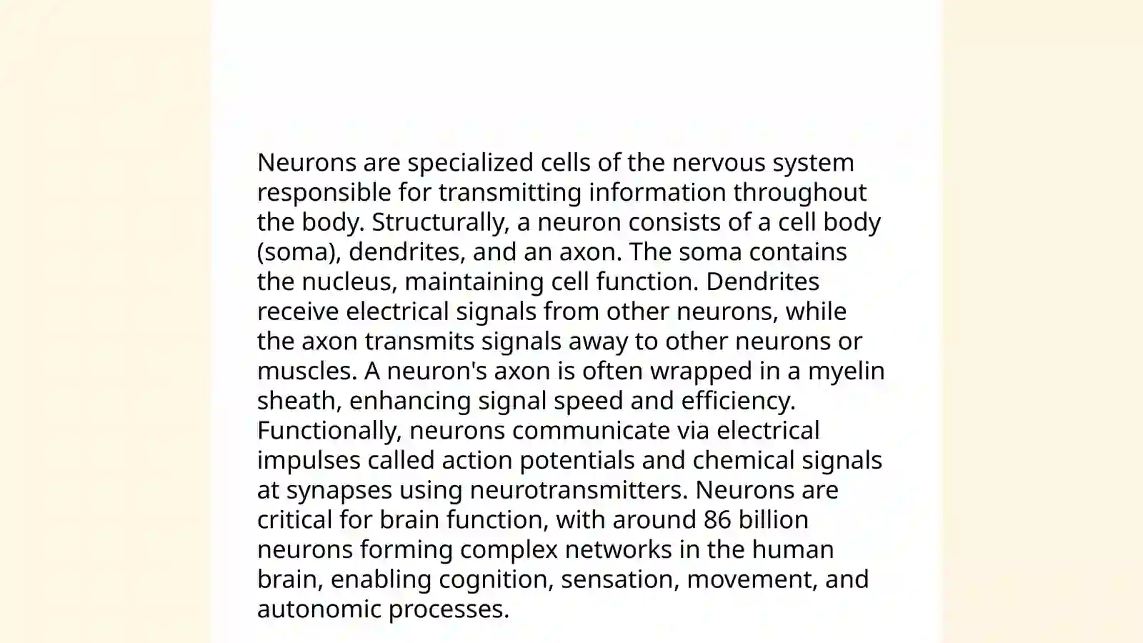 Nervous system 3