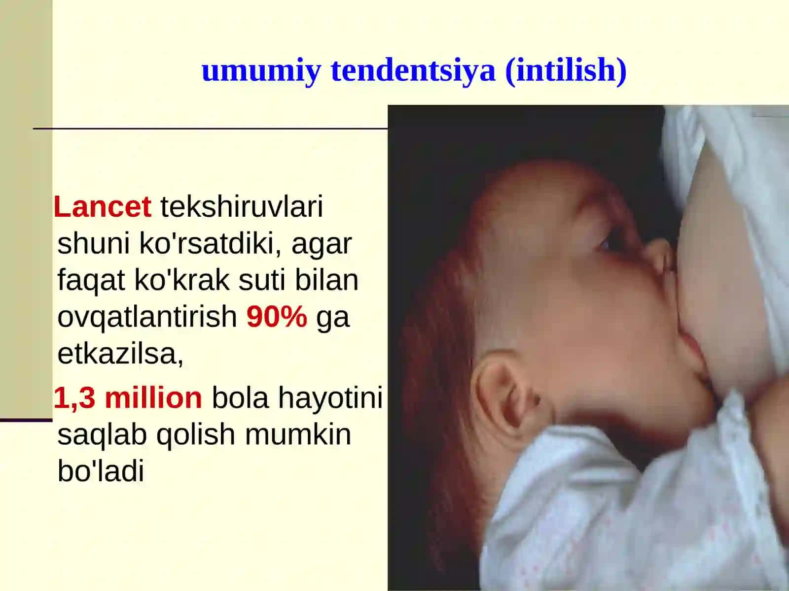 Еryuzidаgibаrchаtirikmаvjudоdlаrgаquyoshnurikеrаkbo'lgаnidеk,o'sаyotgаnbоlа оrgаnizmigа оnаsutizаrurdir 3