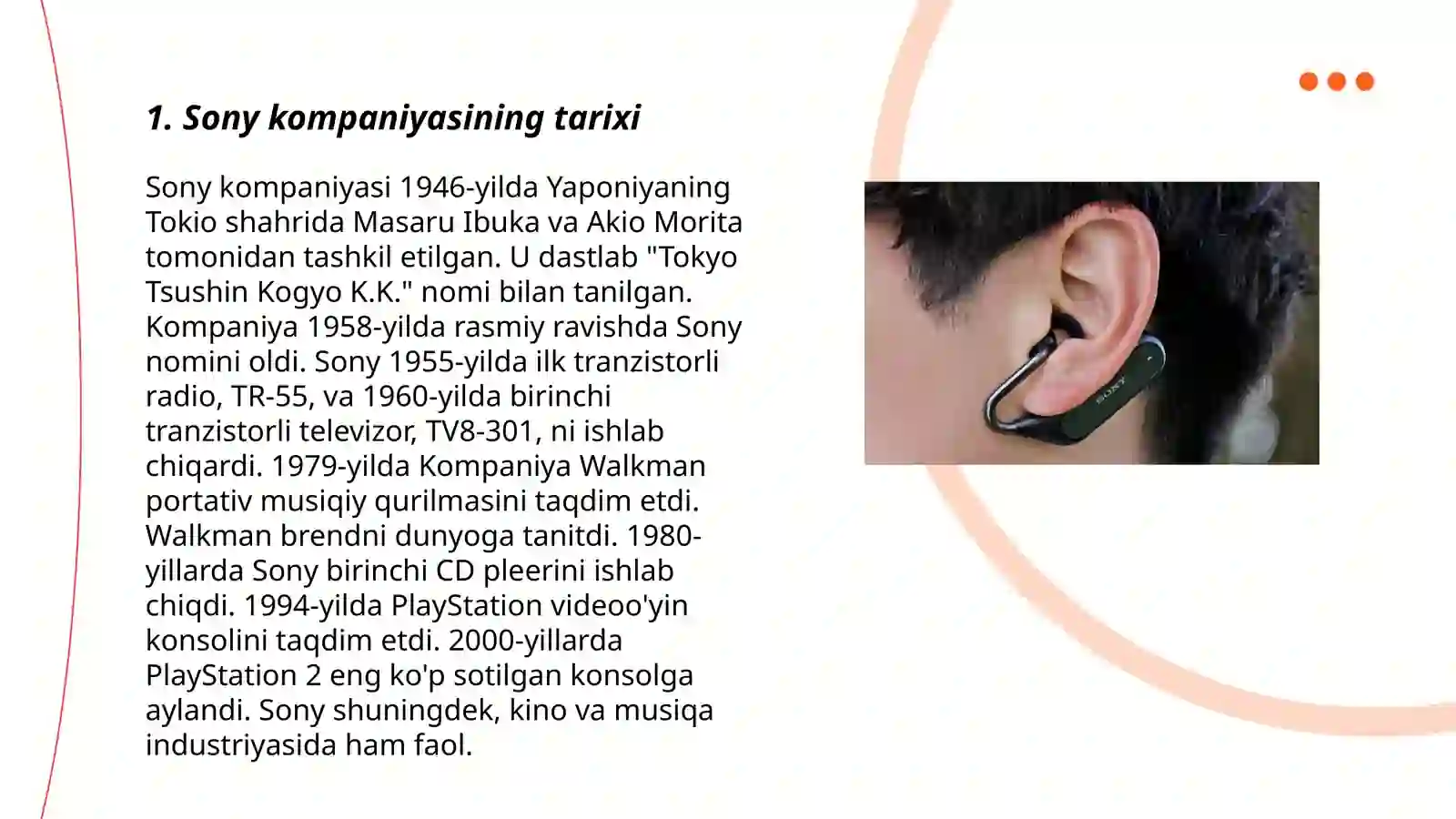 Sony kompaniyasi haqida 3