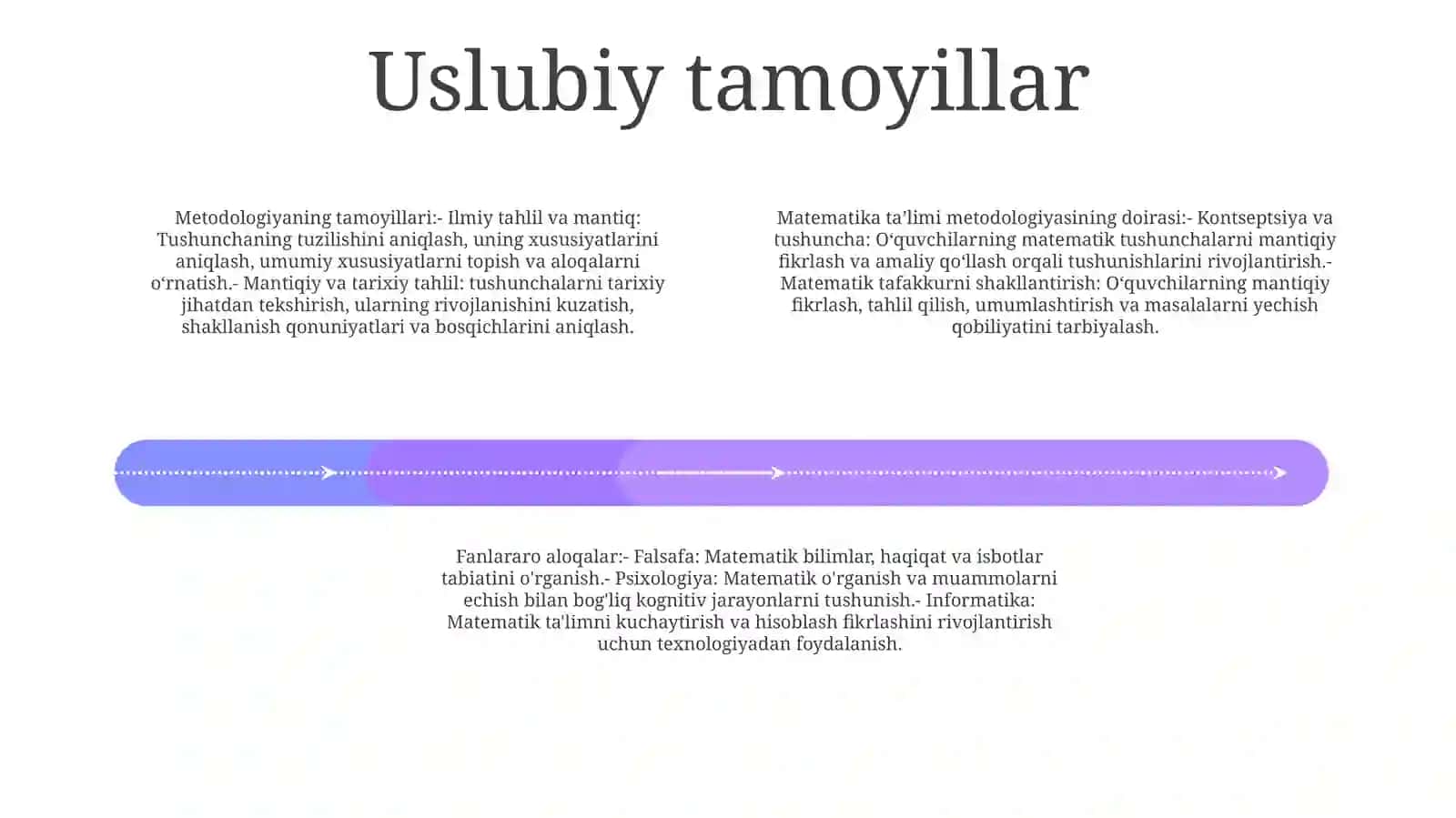 Elementar Matematik Tasavvurlarni Shakllantirish Metodikasi Predmeti Mazmuni Va Boshqa FanlarBilanAloqasi 3