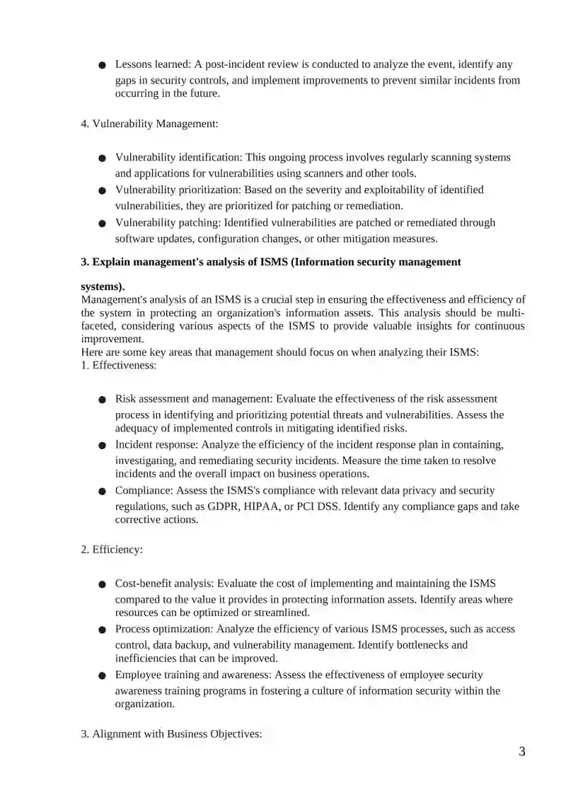 Information Security Obligations and Responsibilities 3