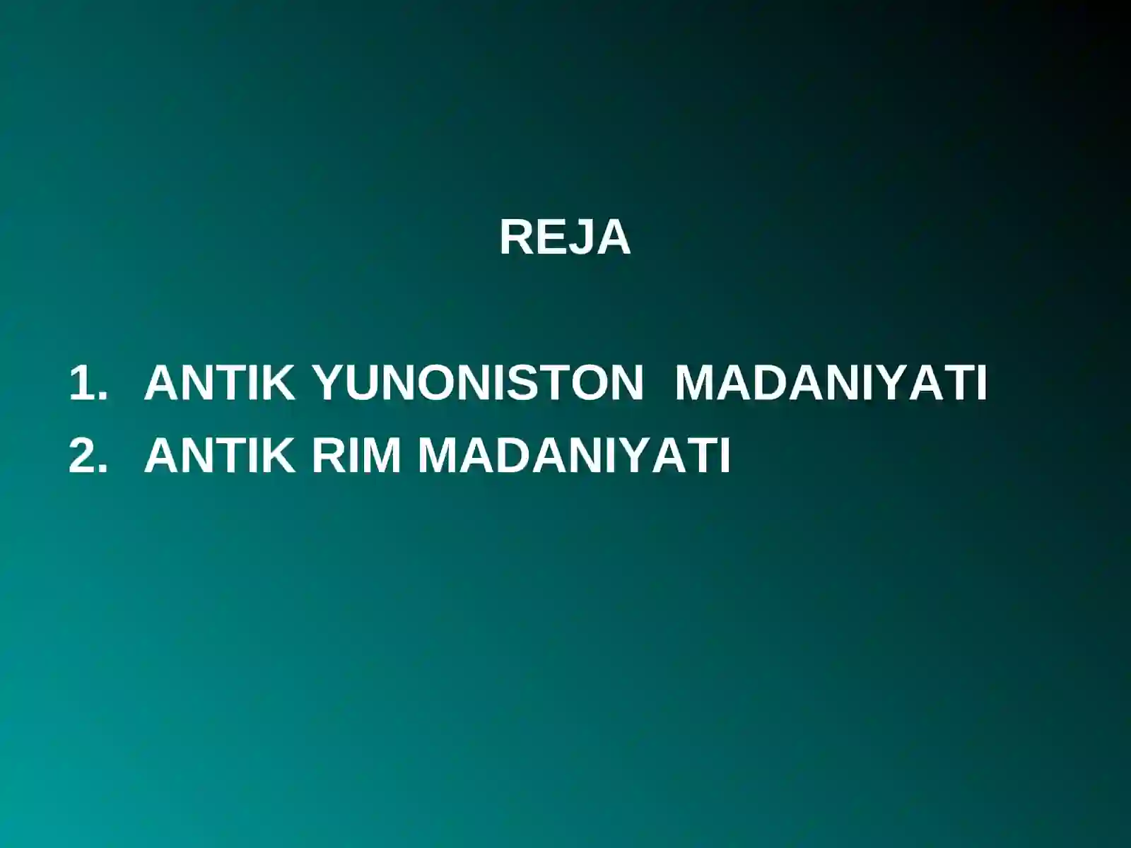 Antik Evropa Madaniyati 3
