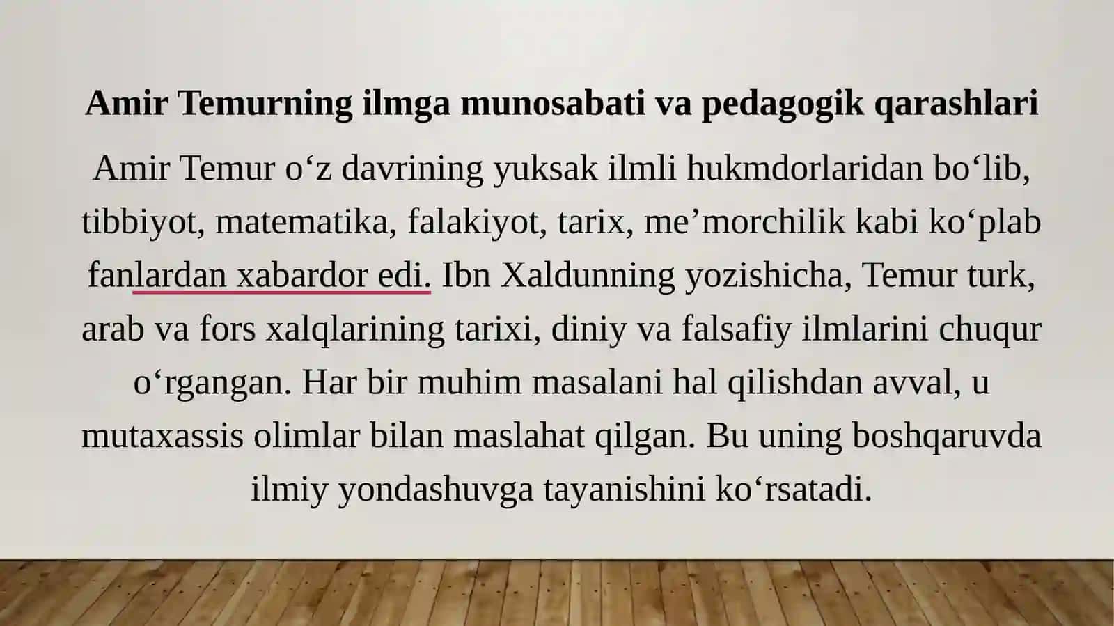 TEMURIYLAR DAVRIDA (2-RENESSANS) TA'LIM-TARBIYA VA PEDAGOGIK G'OYALAR TARAQQIYOTI 3