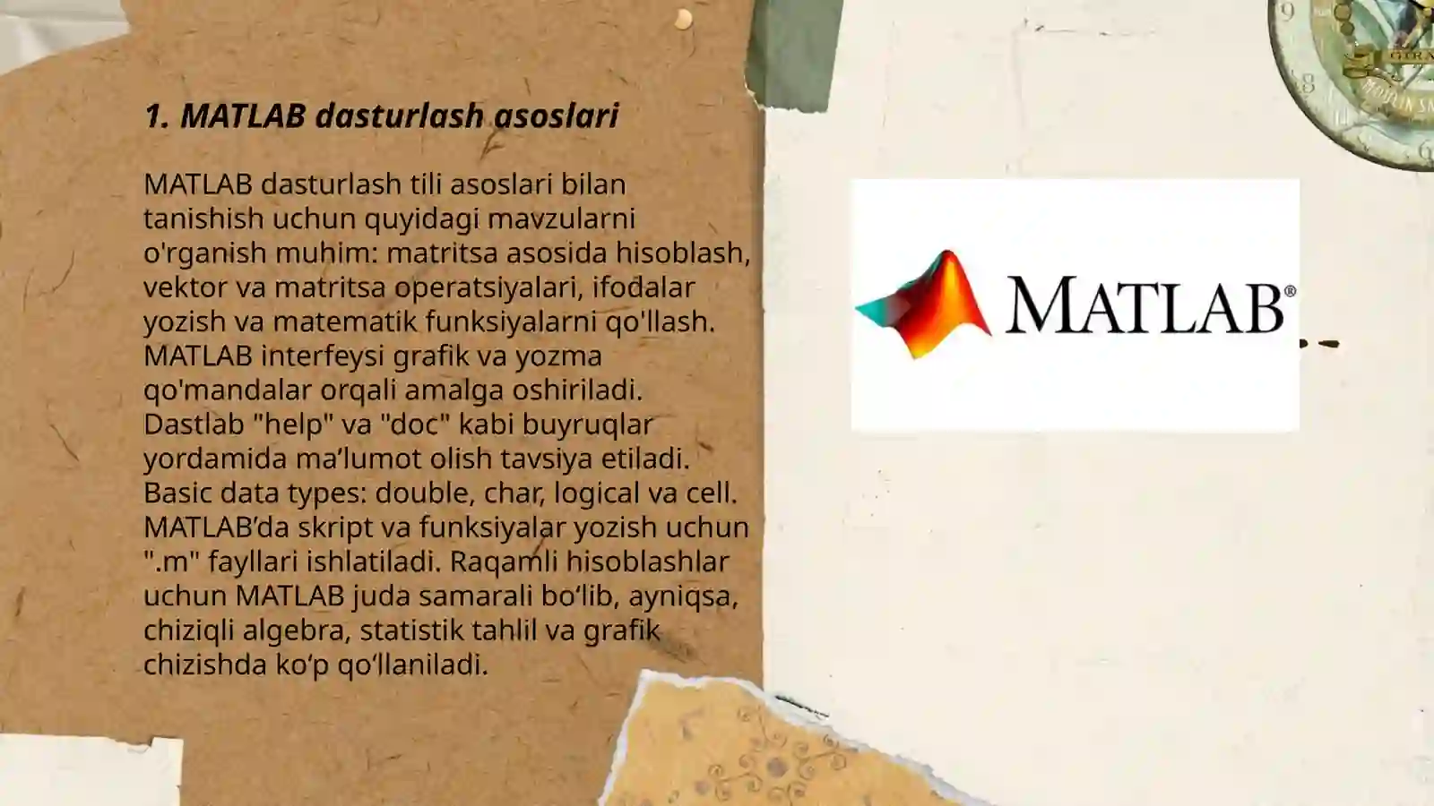 MATLAB dasturlash asoslari 3