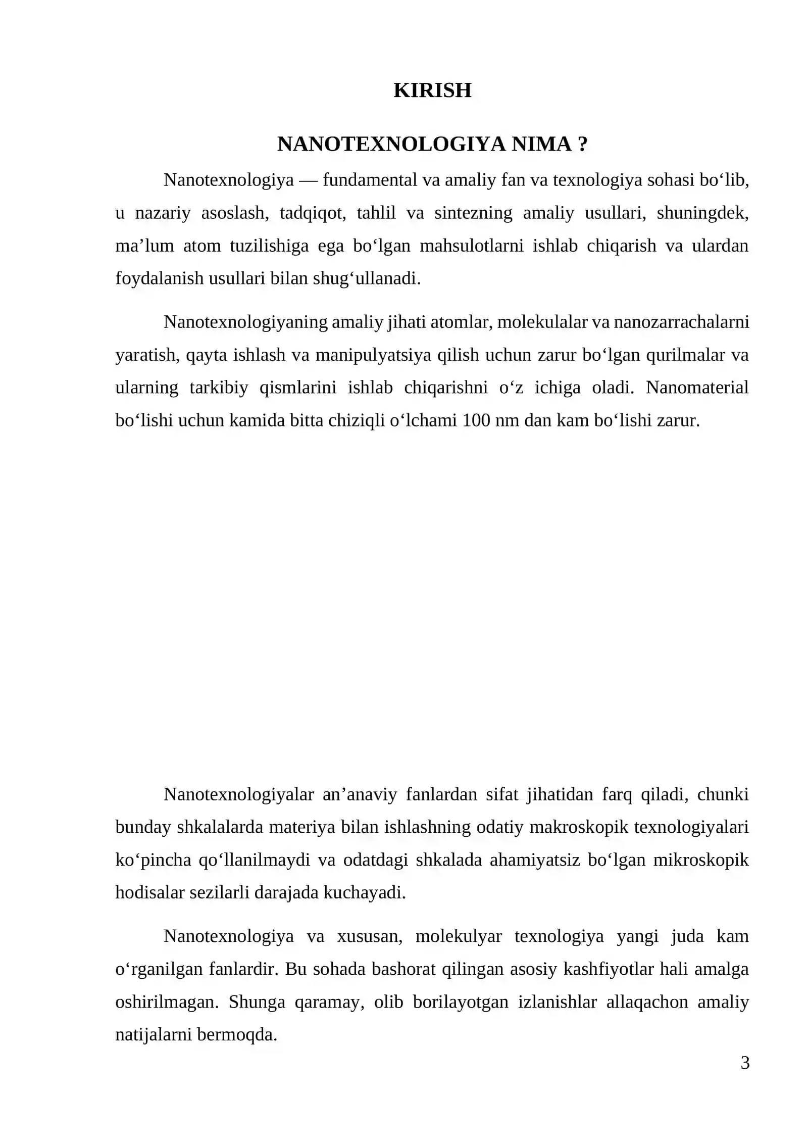 Bugungi kun tibbiyotining turli soxalarida nanotexnologiyalardan foydalanishning asosiy sabablari hamda uning natijalari. 3