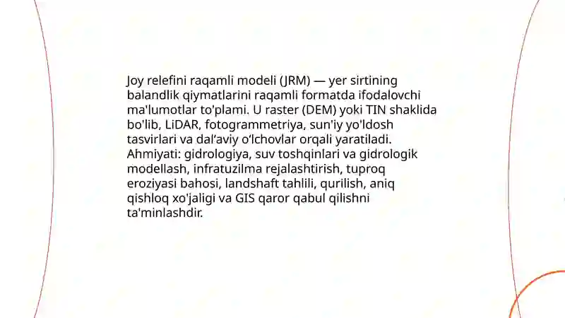 Joy relefini raqamli modeli 3