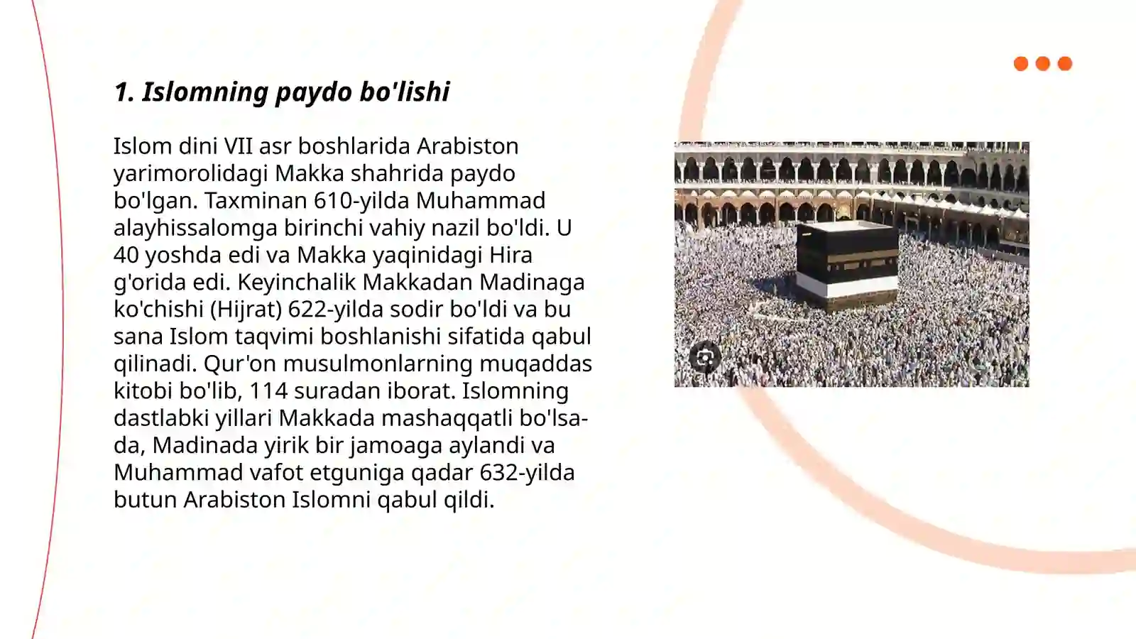 Islom dini tarixi va ta'limoti 3