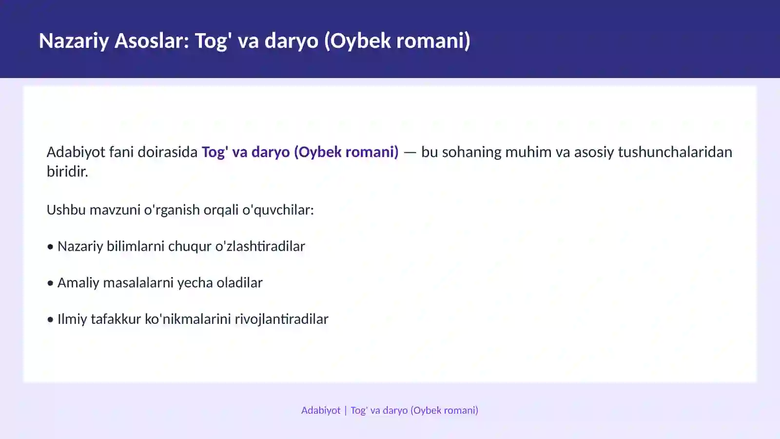 ADABIYOT 3