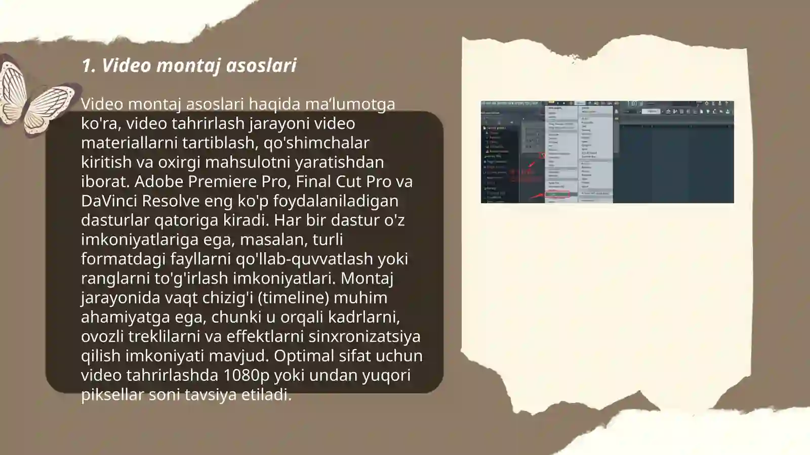 Video montaj asoslari 3