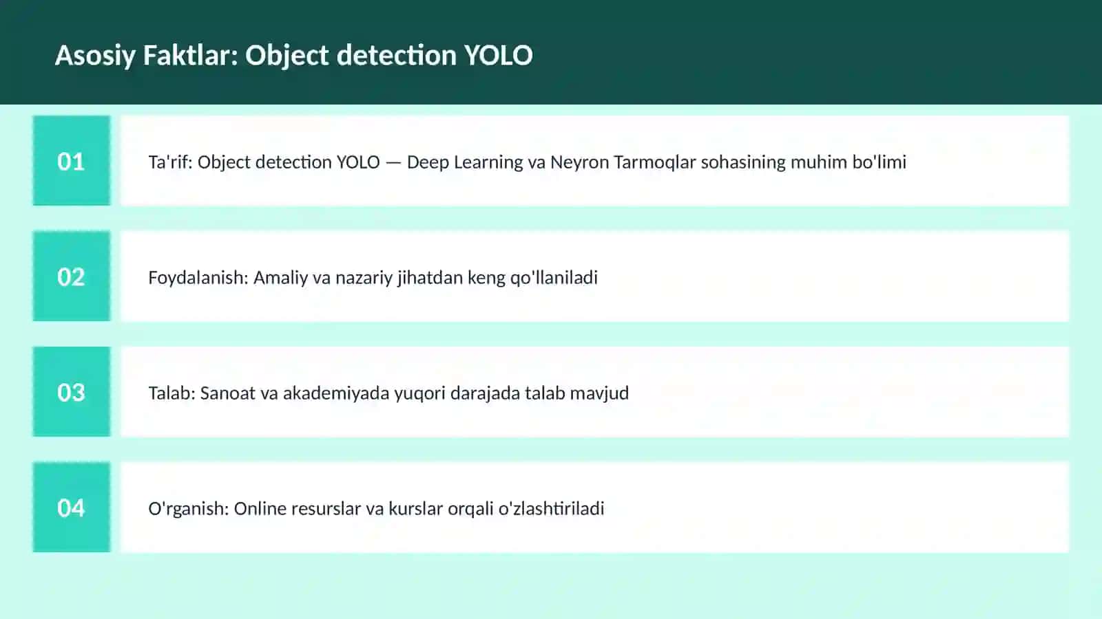 Object detection YOLO 3