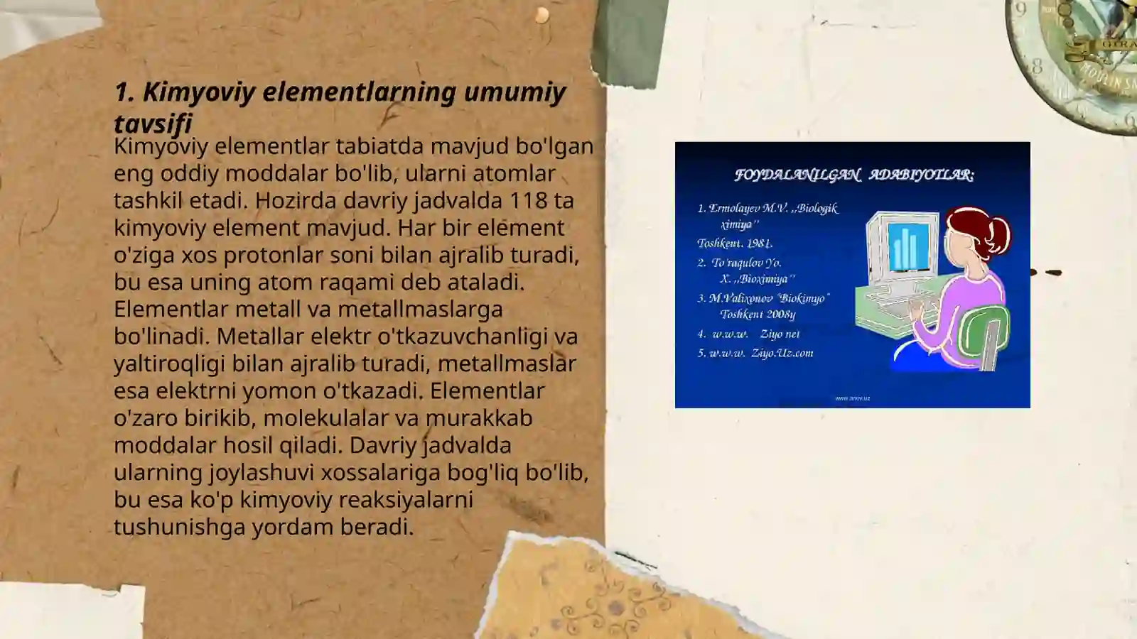 Kimyoviy elementlarning tavsiflanishi 3