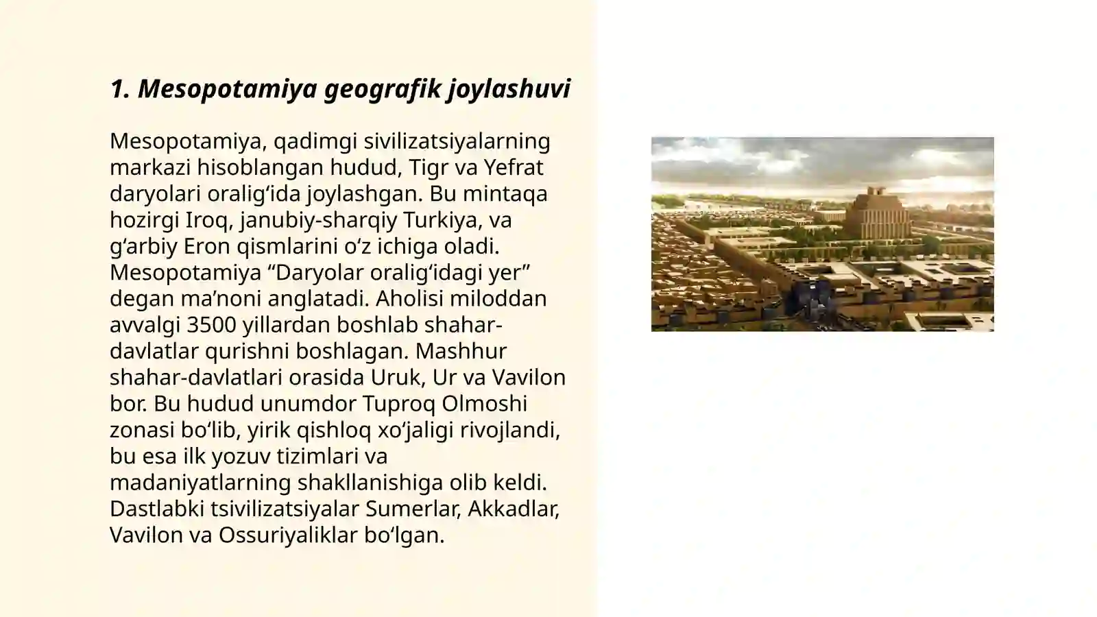 Mesopotamiya madaniyati 3
