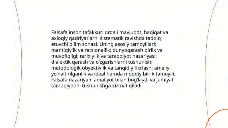 Falsafaning mohiyati va jamiyat taraqqiyotidagi ro’li 3