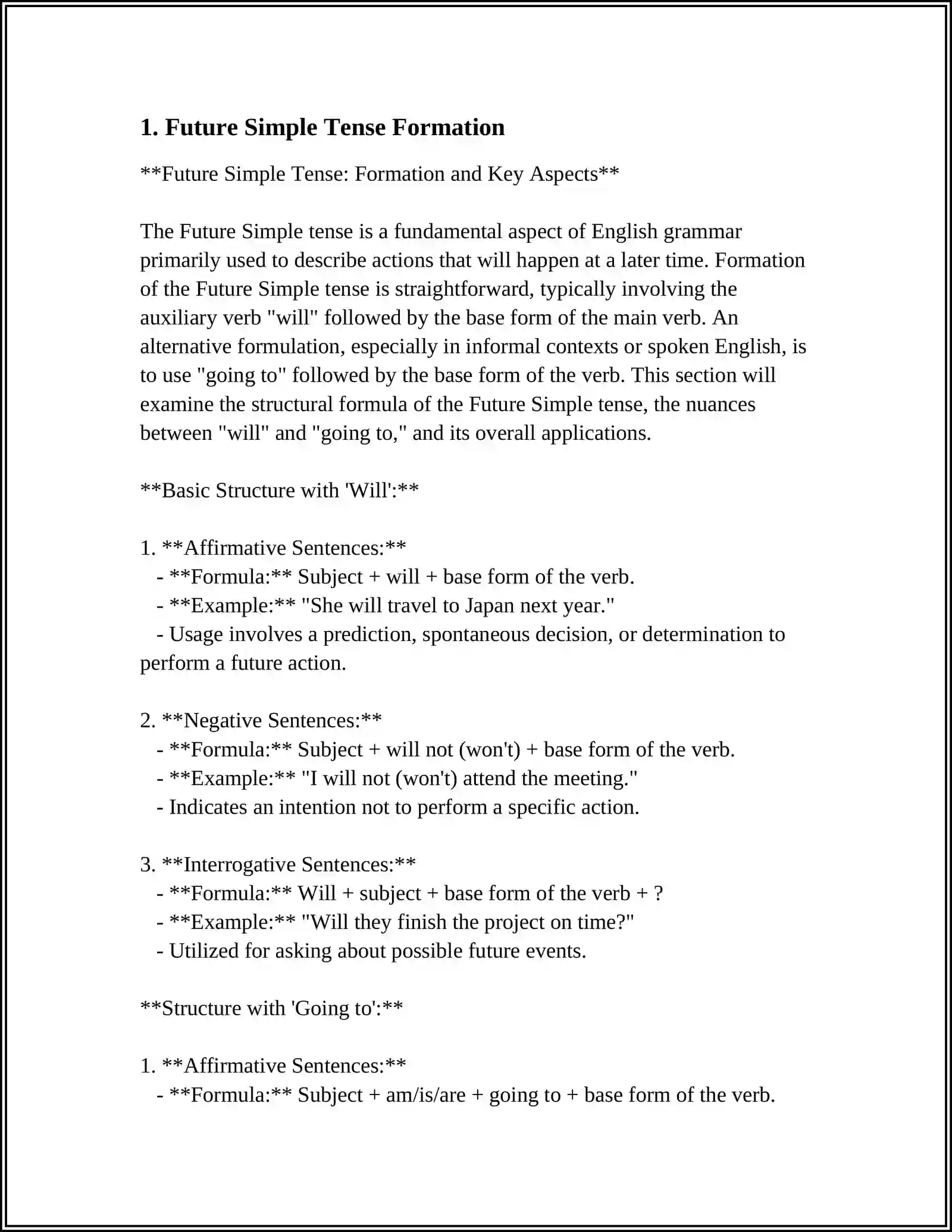 FUTURE SIMPLE TENSE 3