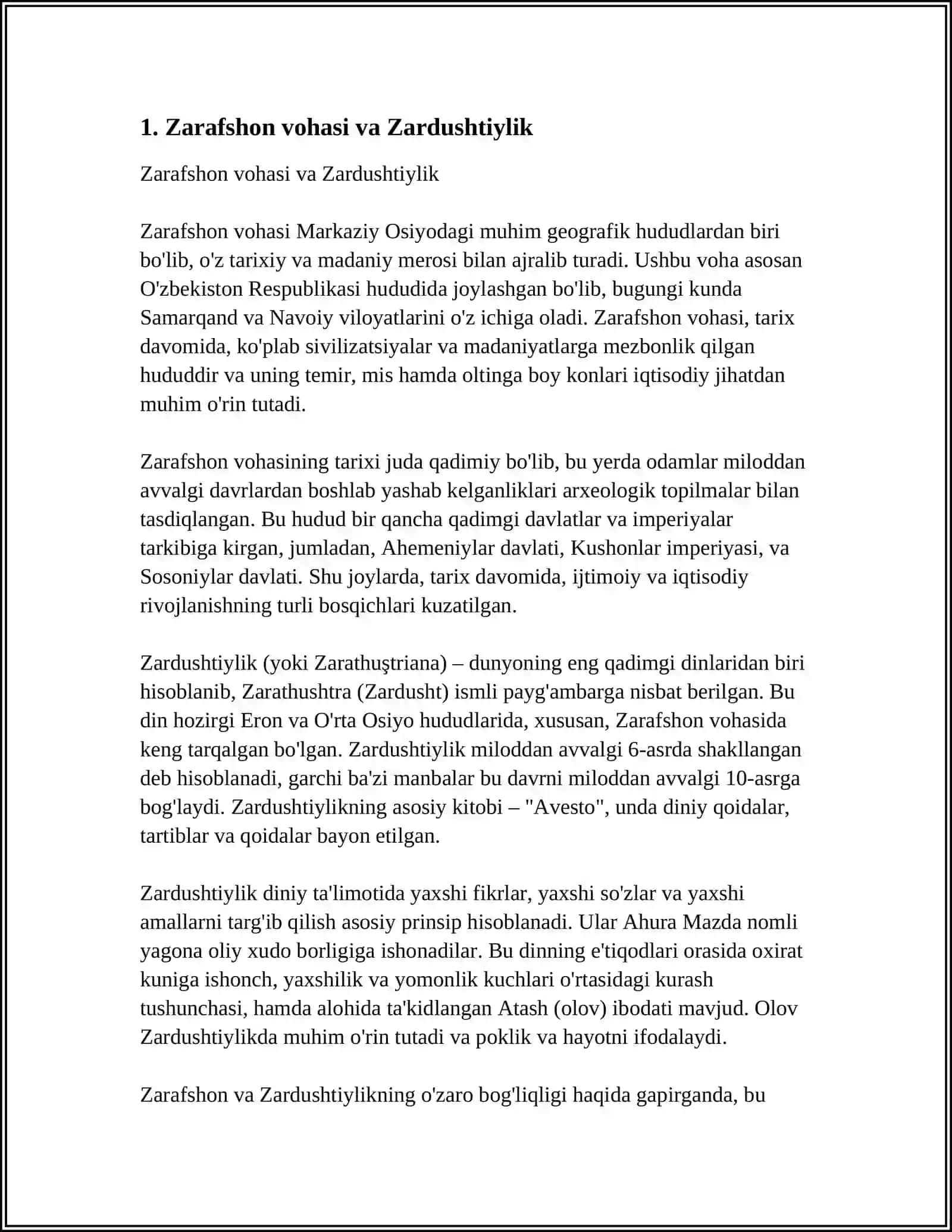 ZARDUSHTIYLIKNING GEOLOGIK TIZIMI VA DINIY MAROSIMLARI 3