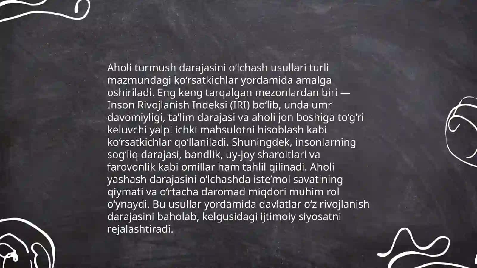 Aholi turmush darajasi va daromadlari 3