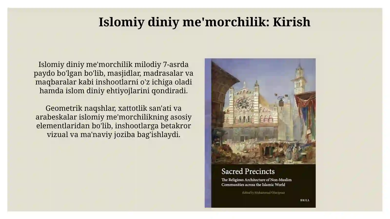 Islom dini arxitekturasi 3