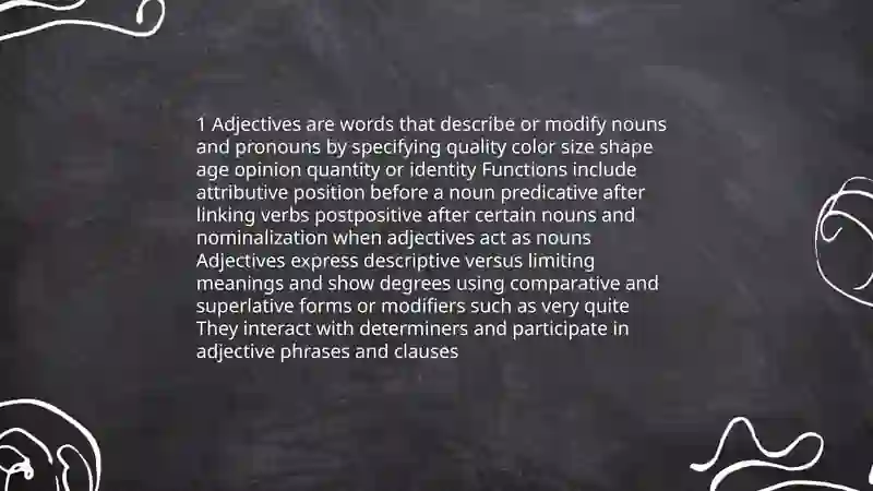 Adverb and adjective 3