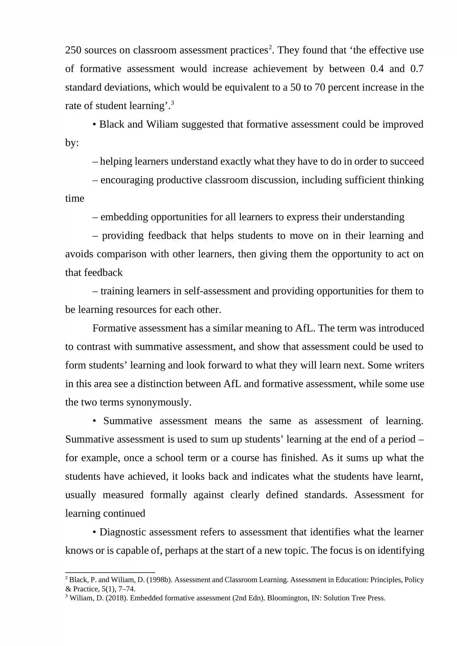 ASSESSMENT FOR LEARNING 3