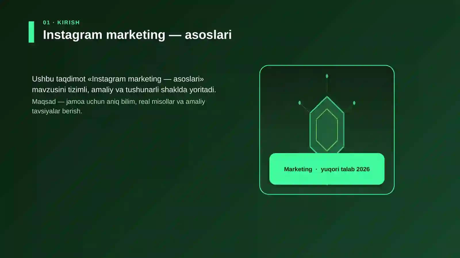 Instagram marketing — asoslari 3
