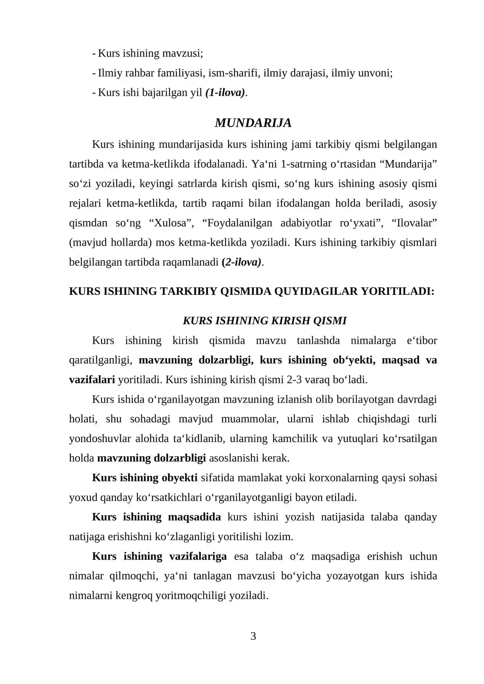 Iqtisodiy Tahlil Kurs Ishi 3