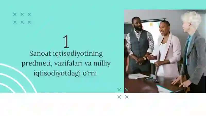 Sanoat iqtisodiyoti fanidan amaliy darslar 3