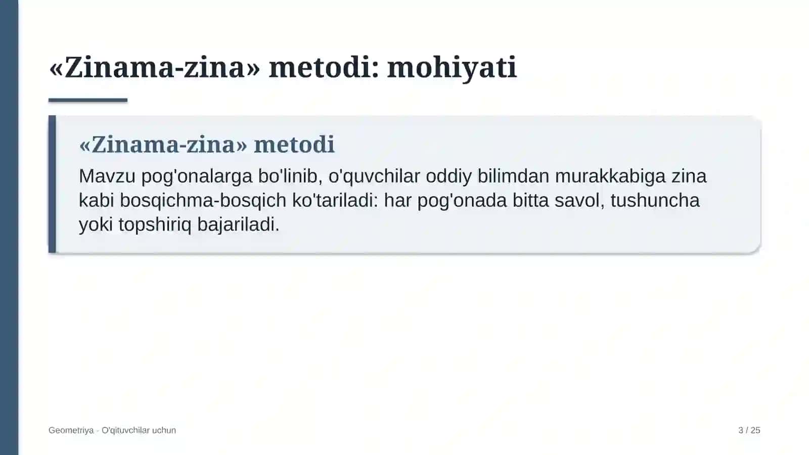geometriya darslarida zinama zina metodidan foydalanish 8468 3