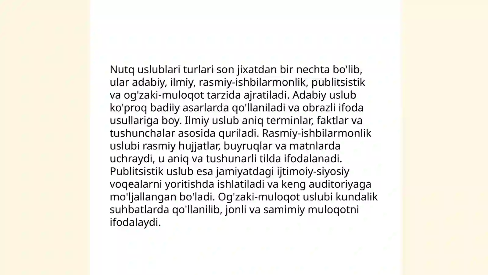 Nutq Uslublari 3