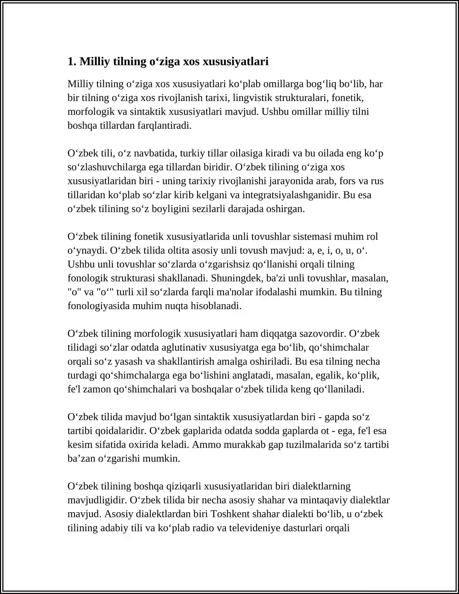 MILLIY VA ADABIY TIL 3