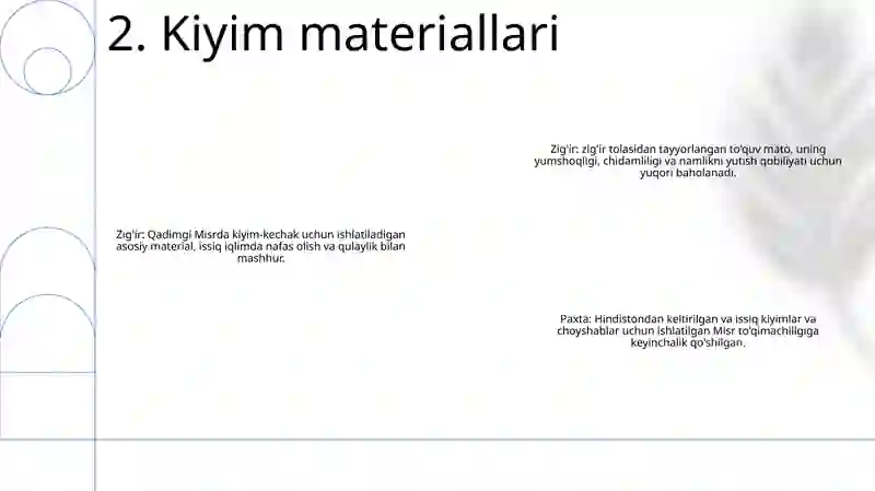 Qadimgi Misir Liboslari 3