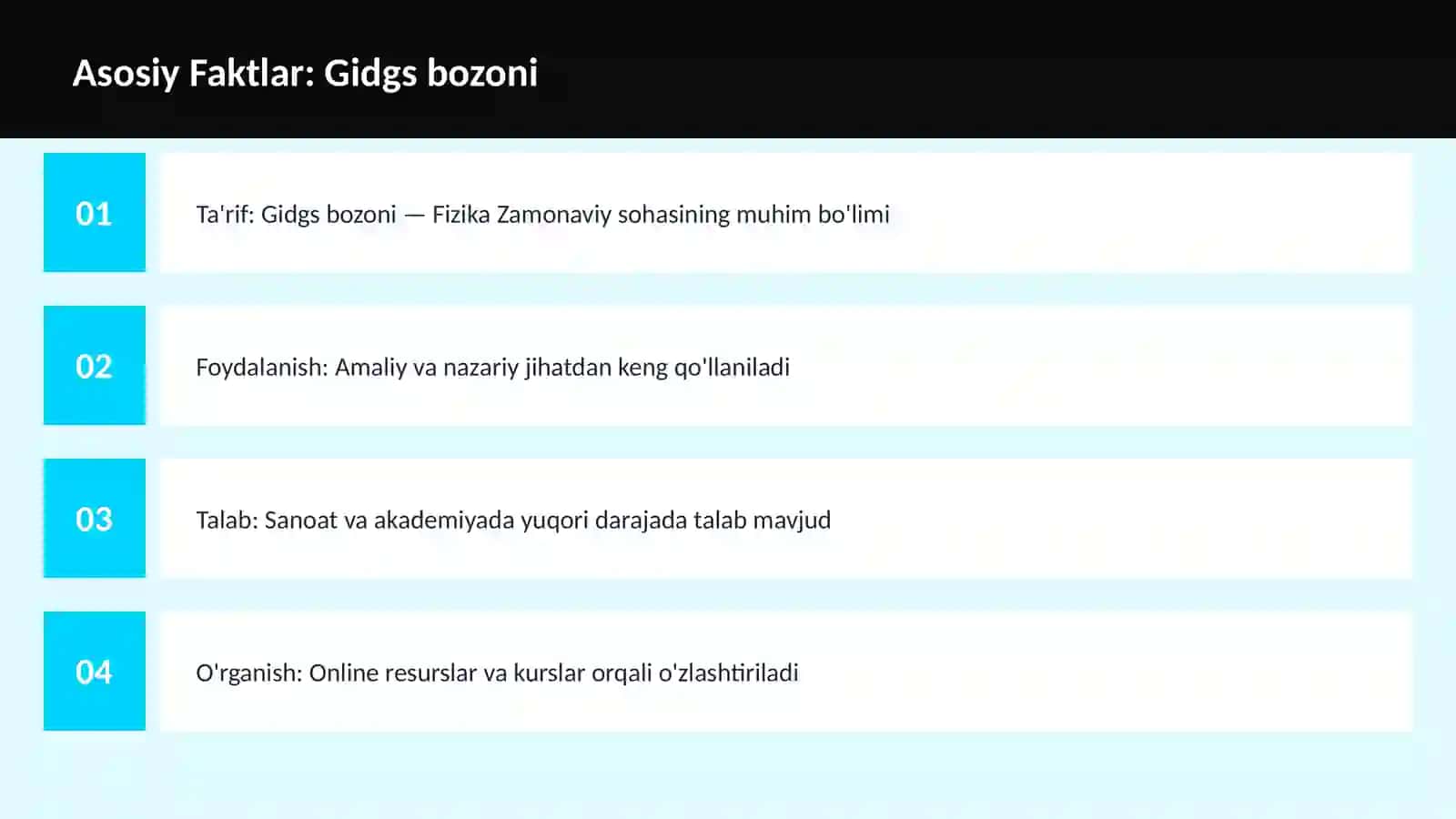 Gidgs bozoni 3