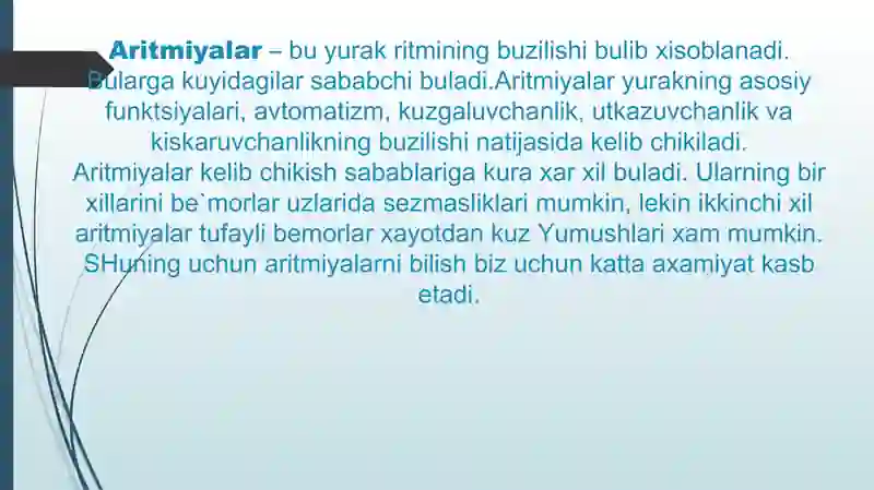 YURAK ARITMIYALARI 3