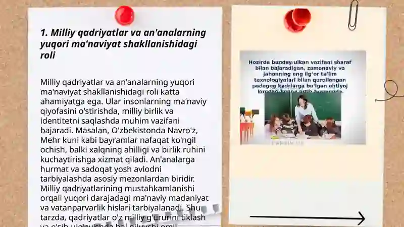 Yuksak ma'naviyatli shaxsni shakllantirish haqida konseptual g'oyalari 3