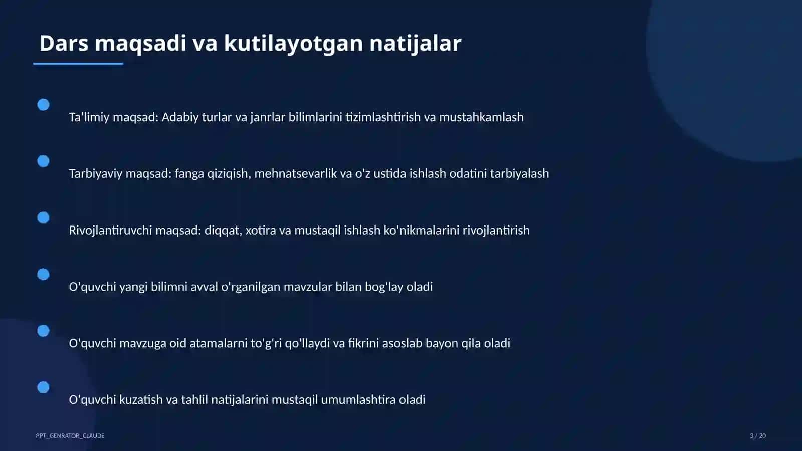 Adabiy turlar va janrlar (10-sinf) 3