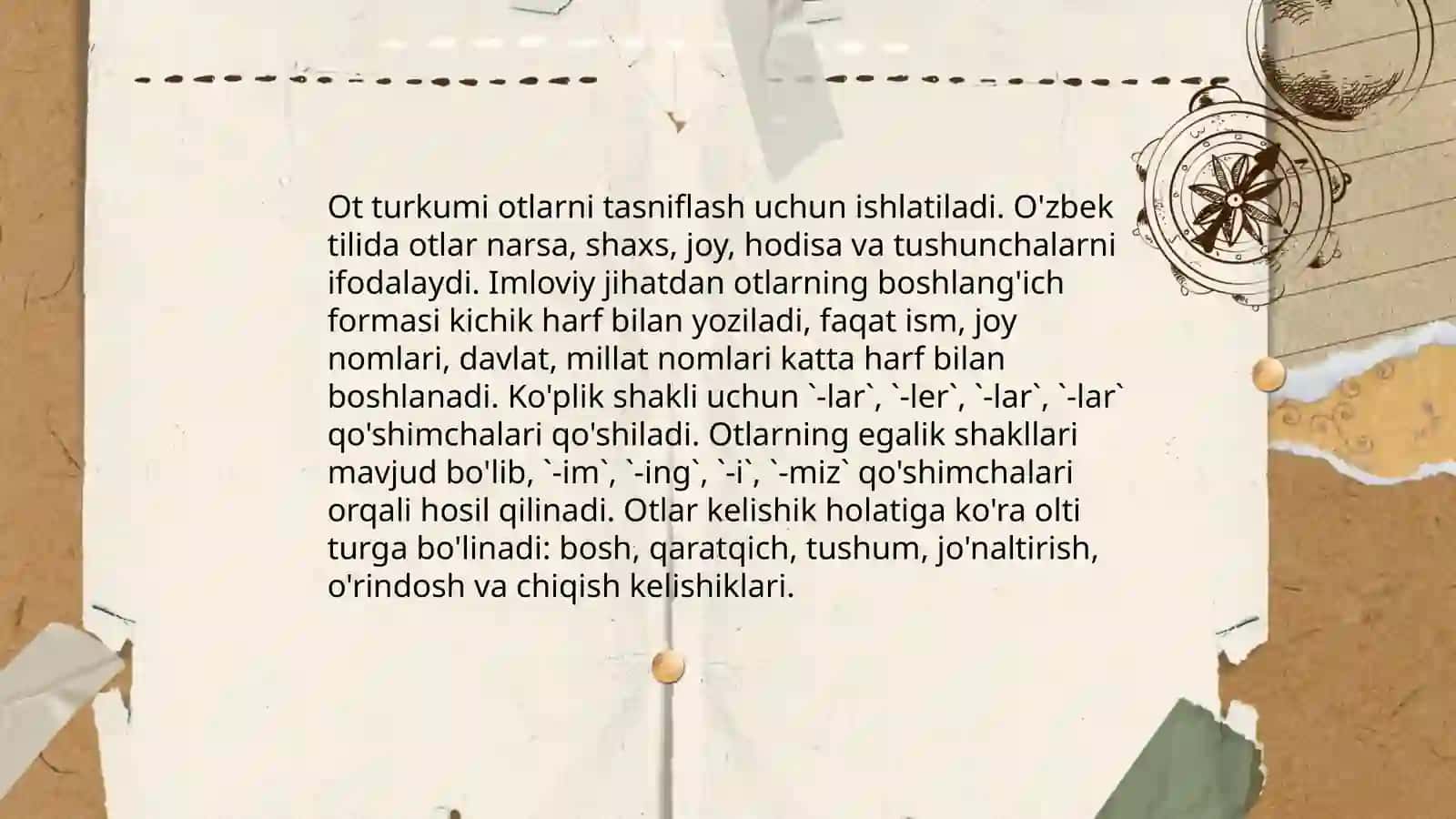 So'z turkumlarini o'rganishda hosil qilinadigan orfografik bilimlar 3