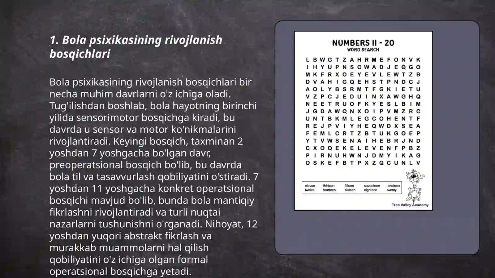 Bola psixikasining oʻrganish prinsiplari Psixologik tadqiqotni oʻtkazish shakllari 3
