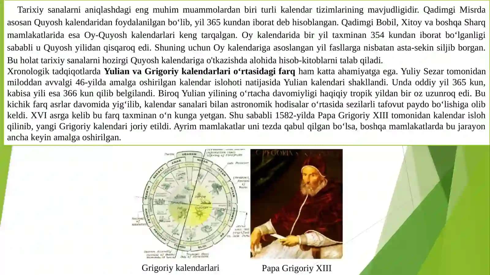 Xronologiya va tarixiy sanalarni aniqlash muammolari 3